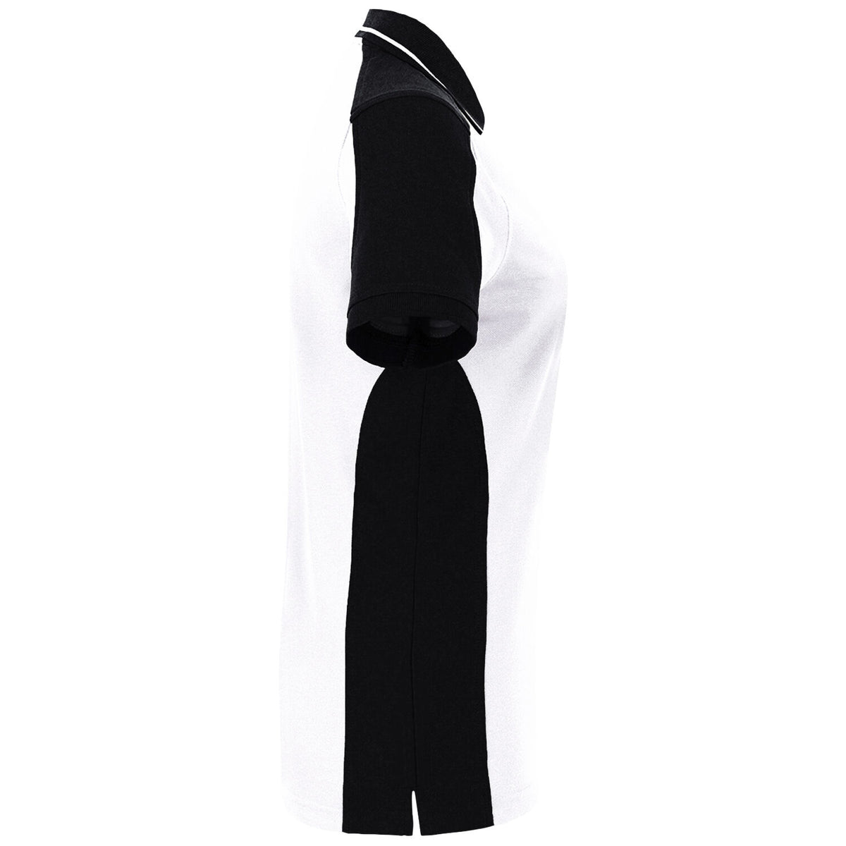 Hakro Damen 339 Contrast Poloshirt Mikralinar – weiß