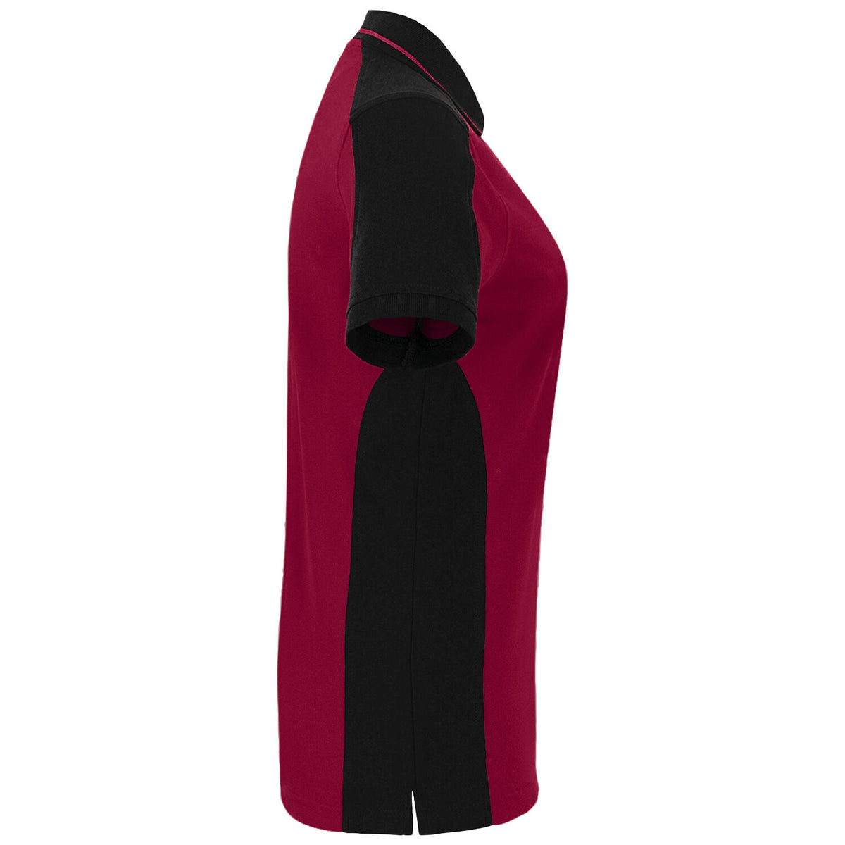 Hakro Damen 339 Contrast Poloshirt Mikralinar – weinrot