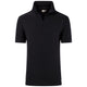 Hakro 534 Zip-Shirt Mikralinar ECO – schwarz