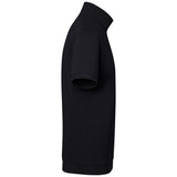 Hakro 534 Zip-Shirt Mikralinar ECO – schwarz
