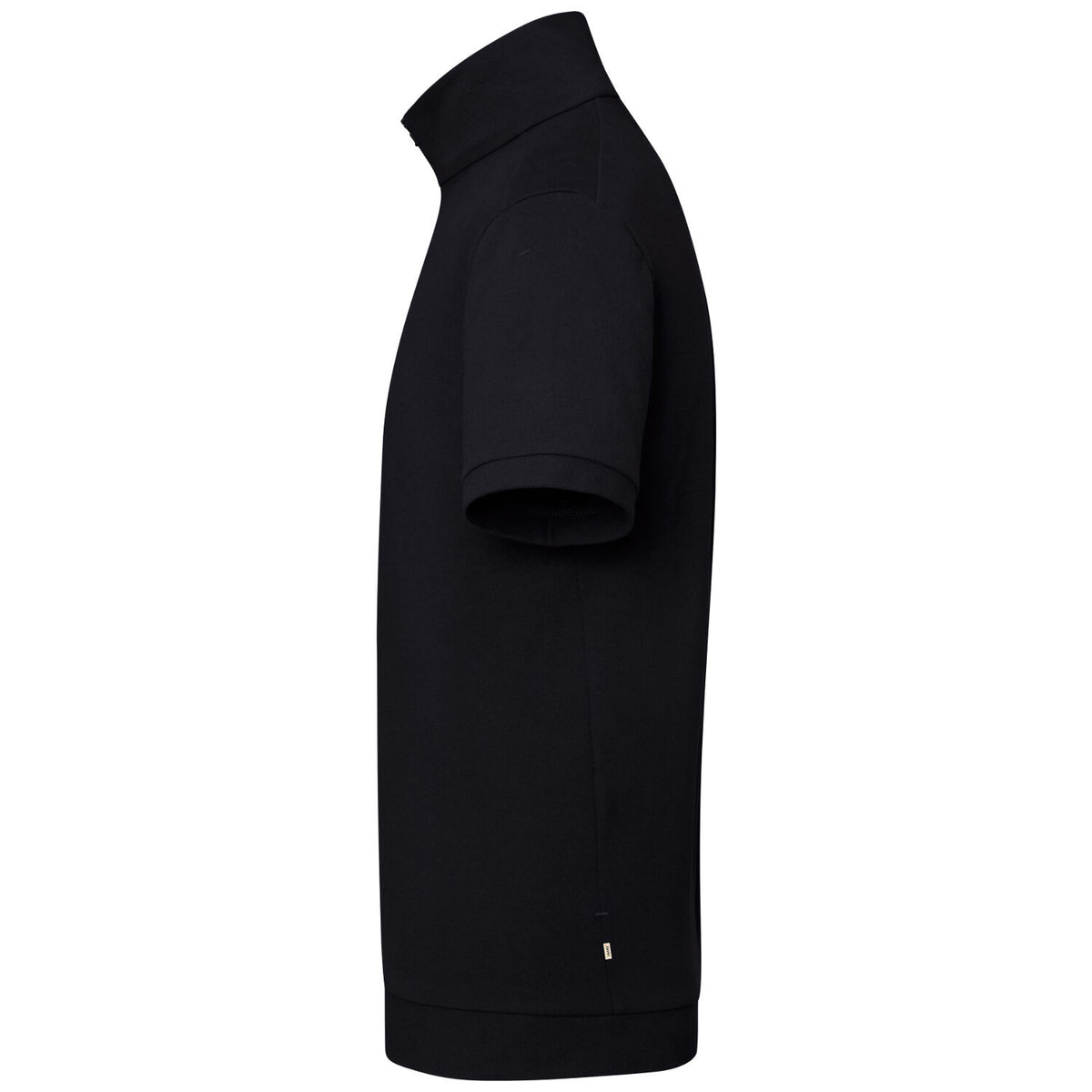 Hakro 534 Zip-Shirt Mikralinar ECO – schwarz
