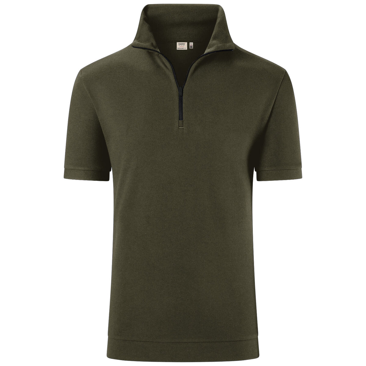 Hakro 534 Zip-Shirt Mikralinar ECO – olive