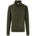 Hakro 535 Langarm-Zip-Shirt Mikralinar ECO – olive