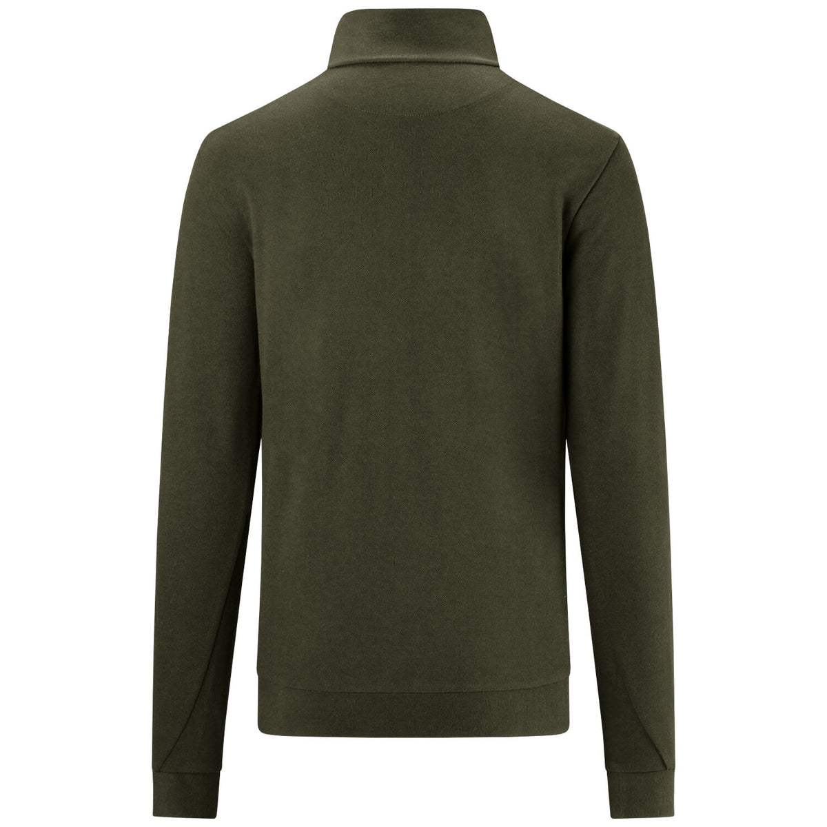 Hakro 535 Langarm-Zip-Shirt Mikralinar ECO – olive