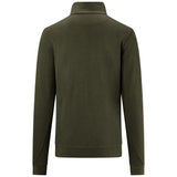 Hakro 535 Langarm-Zip-Shirt Mikralinar ECO – olive