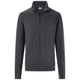 Hakro 535 Langarm-Zip-Shirt Mikralinar ECO – karbongrau