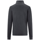Hakro 535 Langarm-Zip-Shirt Mikralinar ECO – karbongrau