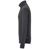Hakro 535 Langarm-Zip-Shirt Mikralinar ECO – karbongrau