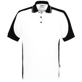 Hakro 539 Contrast Poloshirt Mikralinar ECO – weiß