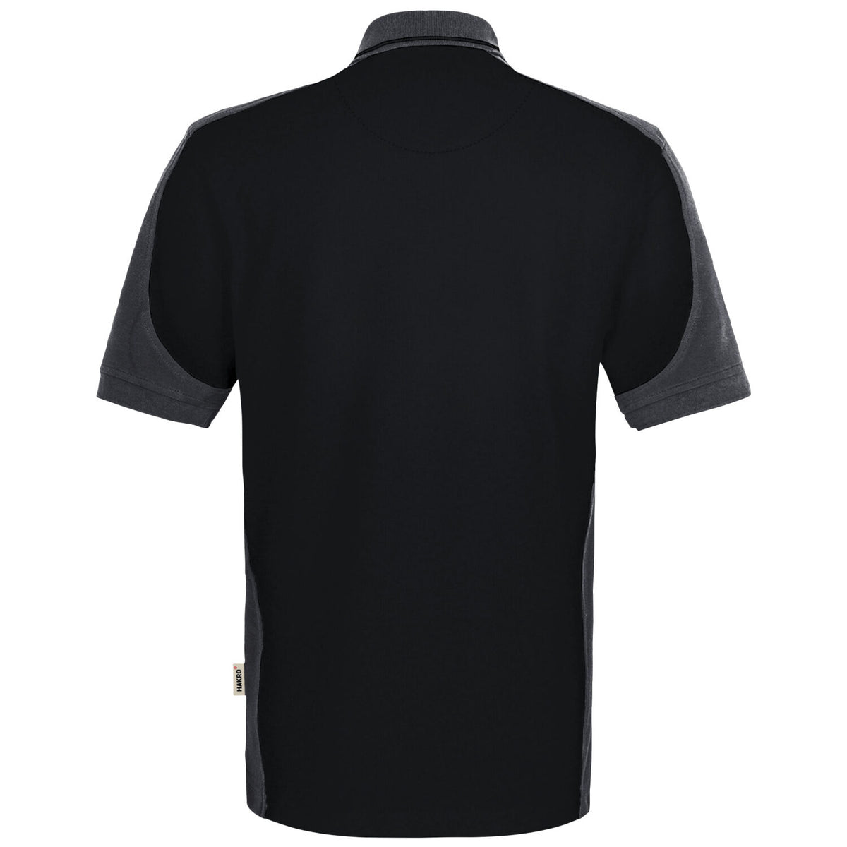 Hakro 539 Contrast Poloshirt Mikralinar ECO – schwarz