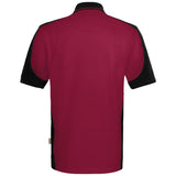 Hakro 539 Contrast Poloshirt Mikralinar ECO – weinrot