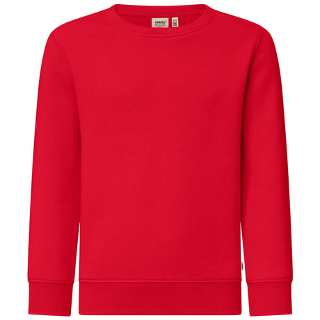 Hakro 541 Kinder Sweatshirt Bio-Baumwolle – rot