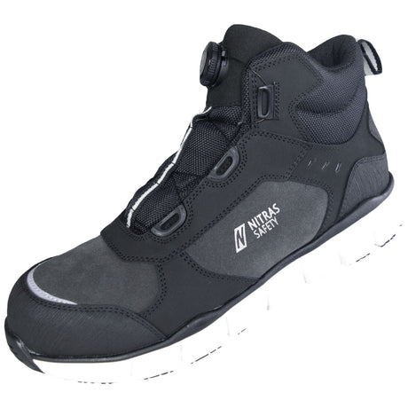 Nitras Sonic Step FIT S3S Sicherheitshochschuhe grau – grau