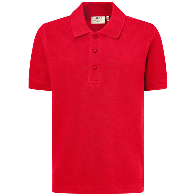 Hakro 545 Kinder Poloshirt Bio-Baumwolle – rot