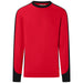 Hakro 549 Sweatshirt Contrast Mikralinar ECO – rot