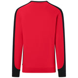 Hakro 549 Sweatshirt Contrast Mikralinar ECO – rot