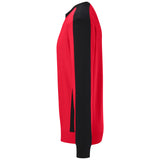 Hakro 549 Sweatshirt Contrast Mikralinar ECO – rot