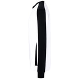Hakro 549 Sweatshirt Contrast Mikralinar ECO – weiß