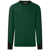 Hakro 549 Sweatshirt Contrast Mikralinar ECO – tanne