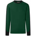 Hakro 549 Sweatshirt Contrast Mikralinar ECO – tanne