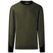Hakro 549 Sweatshirt Contrast Mikralinar ECO – olive