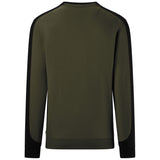 Hakro 549 Sweatshirt Contrast Mikralinar ECO – olive