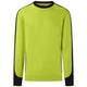 Hakro 549 Sweatshirt Contrast Mikralinar ECO – kiwi