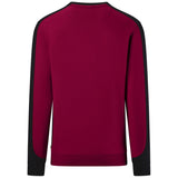 Hakro 549 Sweatshirt Contrast Mikralinar ECO – weinrot