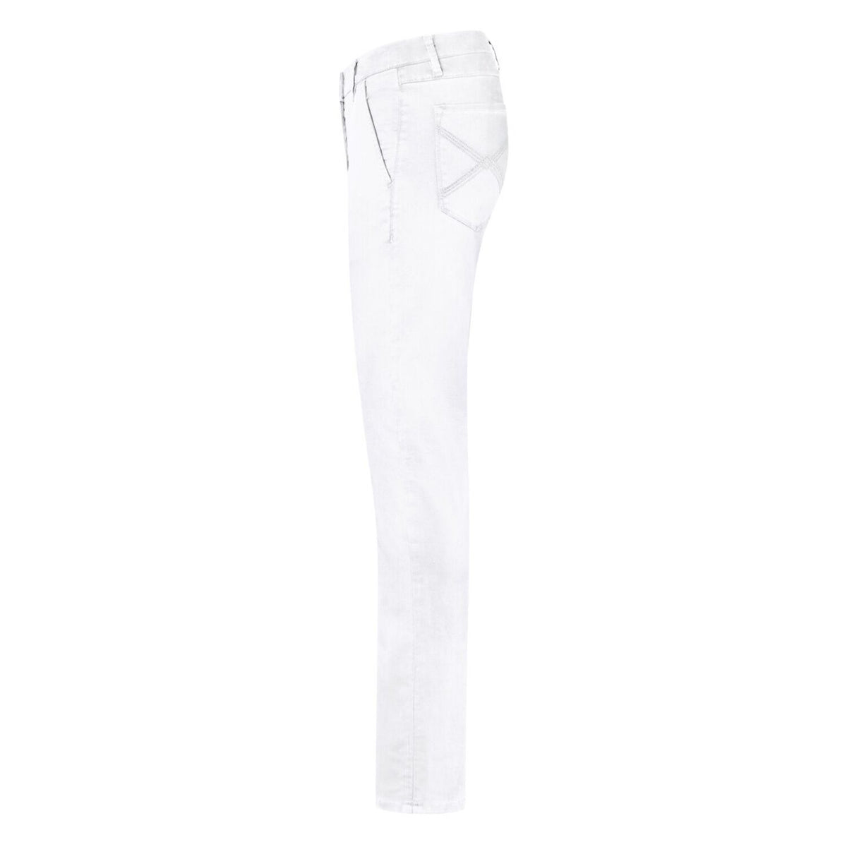 Hakro Damen 706 Chinohose X-Stretch – weiß
