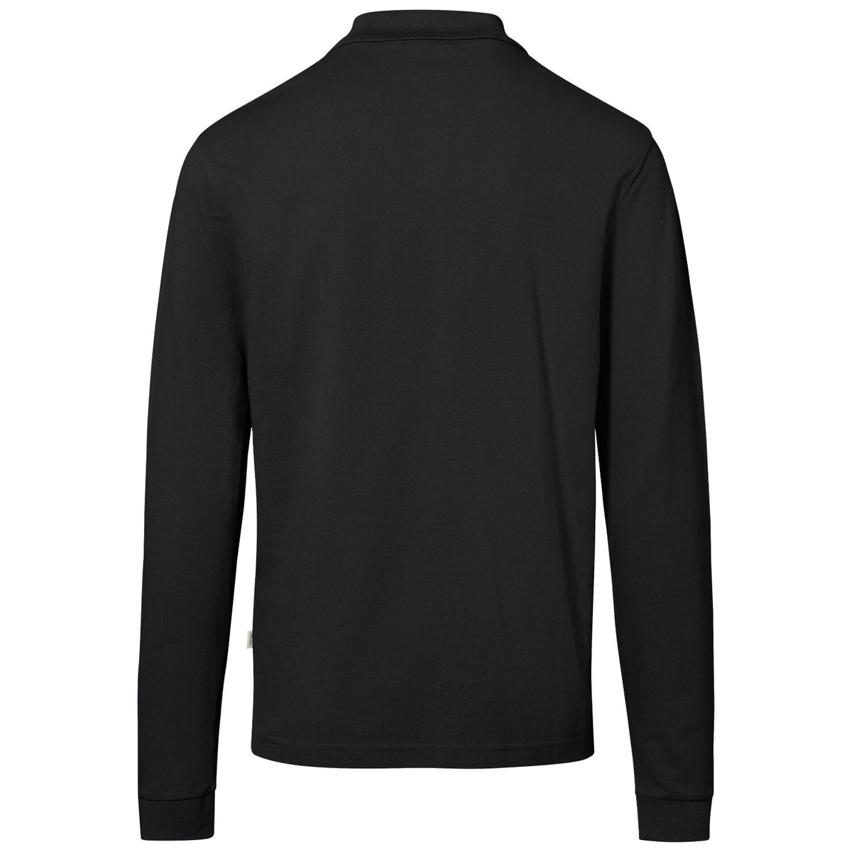 Hakro 817 Langarm Poloshirt Mikralinar ECO – schwarz