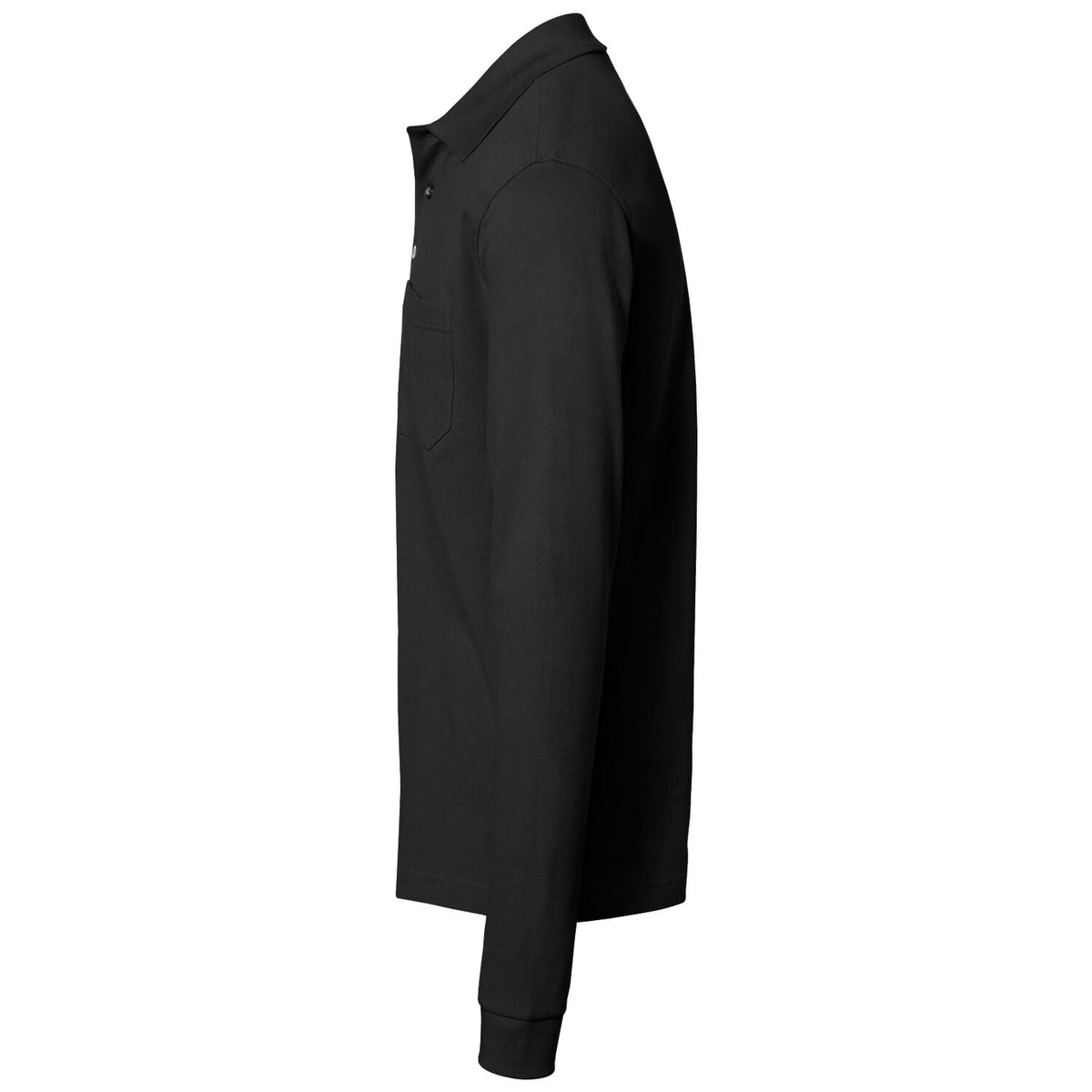Hakro 817 Langarm Poloshirt Mikralinar ECO – schwarz