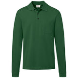 Hakro 817 Langarm Poloshirt Mikralinar ECO – tanne