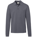 Hakro 817 Langarm Poloshirt Mikralinar ECO – anthrazit