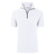 Hakro 534 Zip-Shirt Mikralinar ECO – weiß