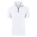 Hakro 534 Zip-Shirt Mikralinar ECO – weiß