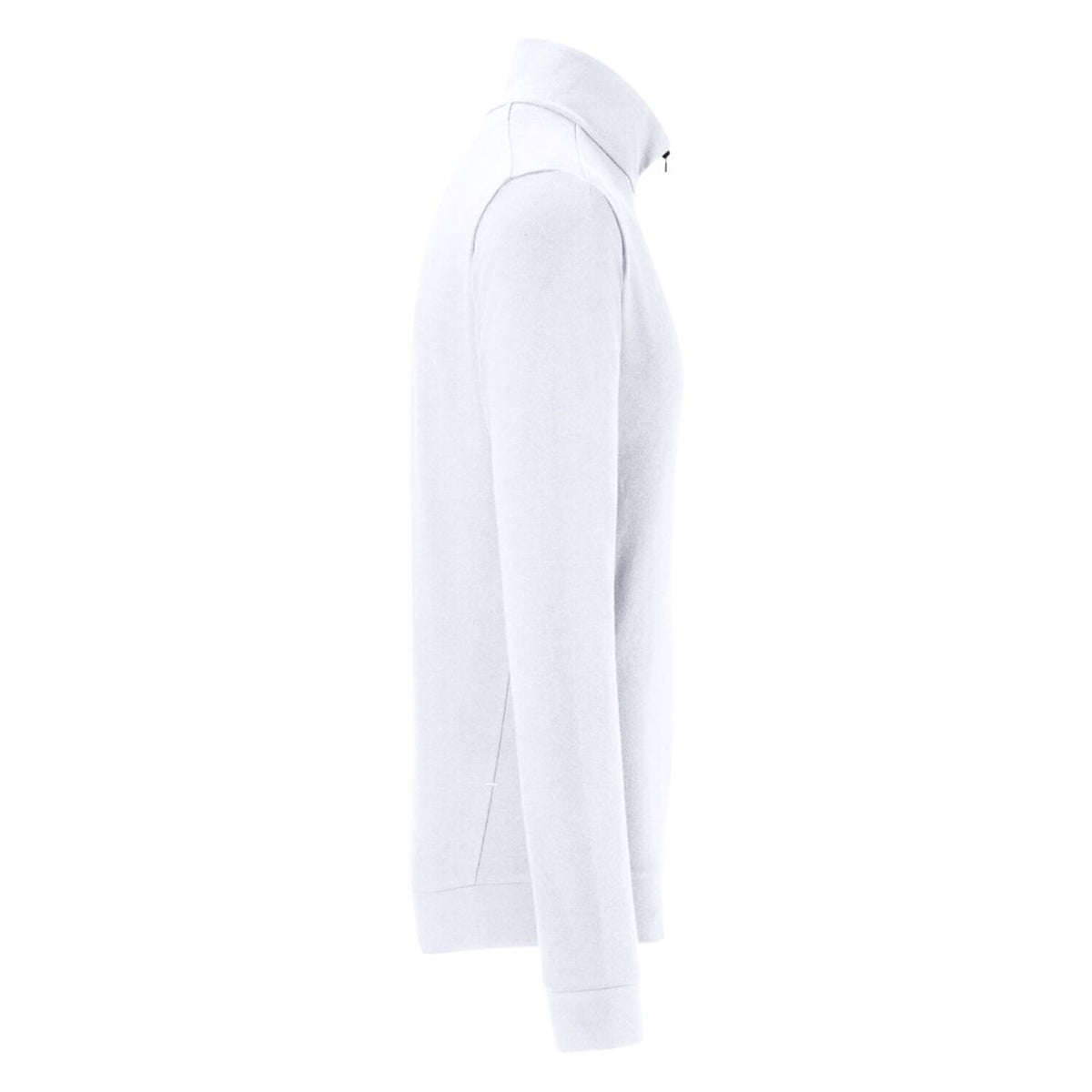 Hakro 535 Langarm-Zip-Shirt Mikralinar ECO – weiß