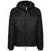 Hakro 889 Kapuzen-Thermo-Loftjacke – schwarz