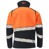 Mascot Accele. Safe Warnschutz-Softshelljacke – marine/leuchtorange