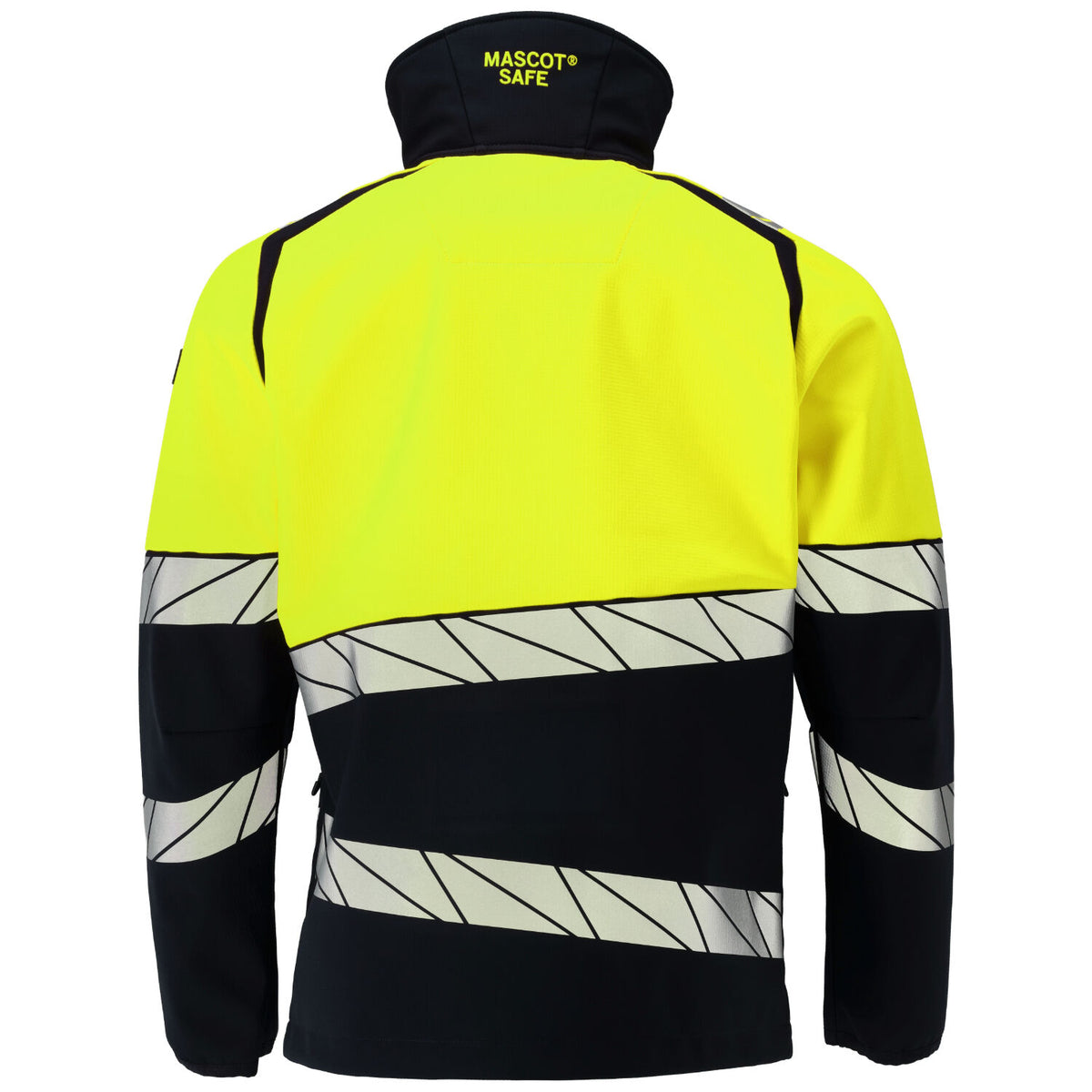 Mascot Accele. Safe Warnschutz-Softshelljacke – schwarz/leuchtgelb