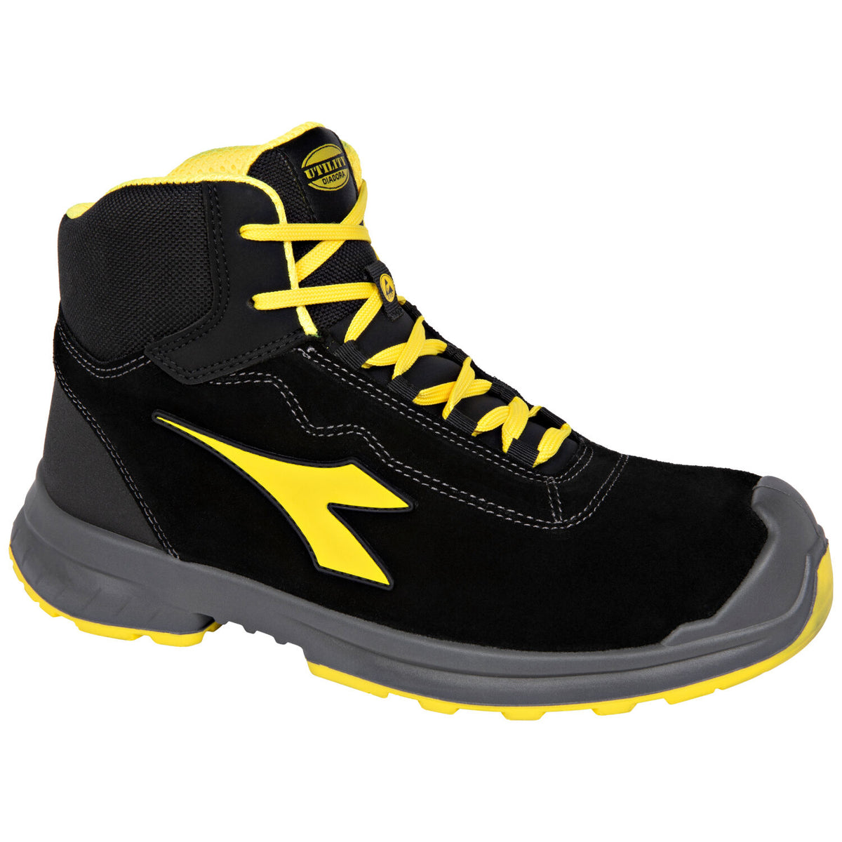 Diadora Flash S3S Sicherheitshochschuhe schwarz
