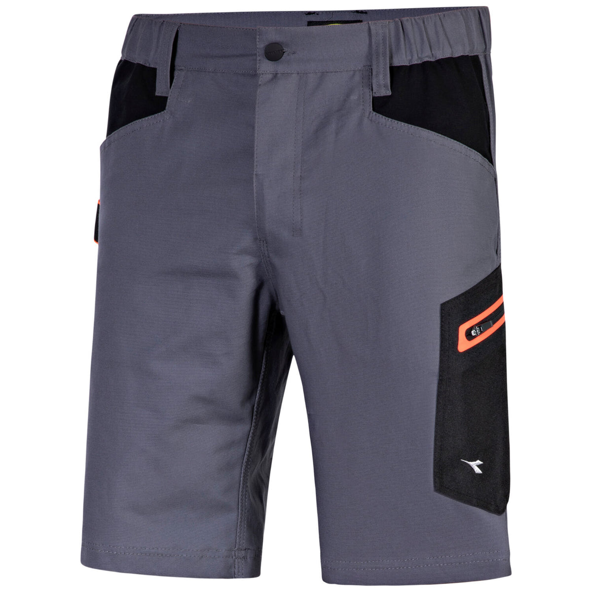 Diadora Bermuda Stretch 2.0 Shorts – steel grey