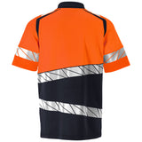 Mascot Accelerate Safe Warnschutz-Poloshirt – marine/leuchtorange