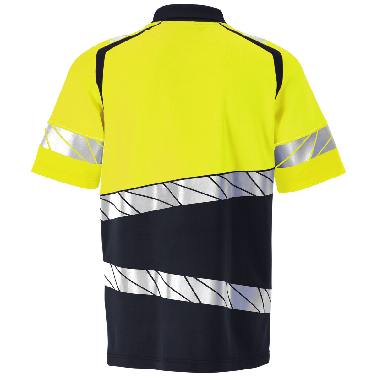 Mascot Accelerate Safe Warnschutz-Poloshirt – marine/leuchtgelb