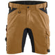 Blåkläder 1753 Arbeitsshorts – braun/schwarz
