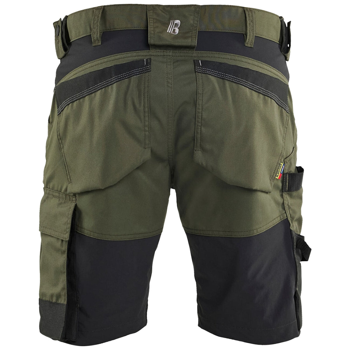 Blåkläder 1753 Arbeitsshorts – waldgrün/schwarz