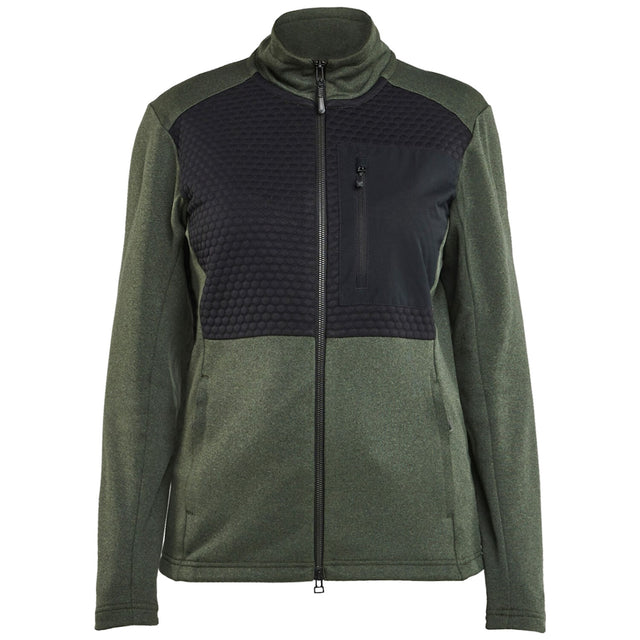 Blåkläder Damen 3549 Sweatjacke – herbstgrün/schwarz
