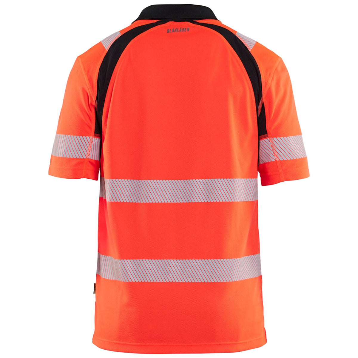 Blåkläder 3595 Warnschutz UV Poloshirt – rot/schwarz
