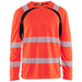 Blåkläder 3599 Warnschutz UV Langarmshirt – rot/schwarz