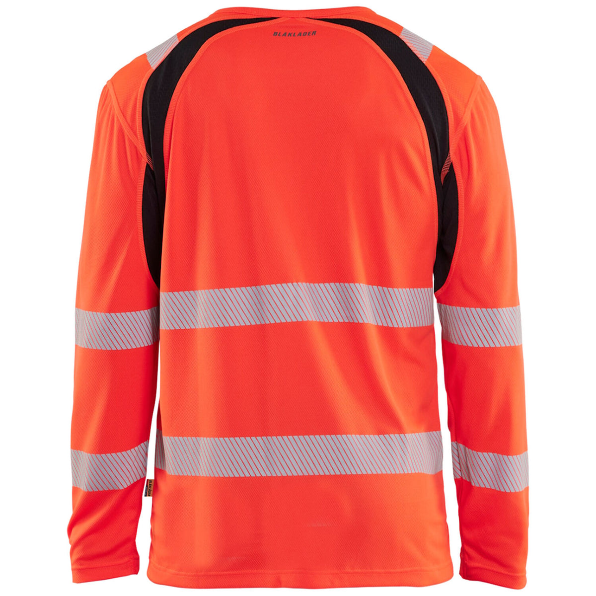 Blåkläder 3599 Warnschutz UV Langarmshirt – rot/schwarz
