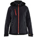 Blåkläder Damen Softshell Winterjacke – schwarz/rot